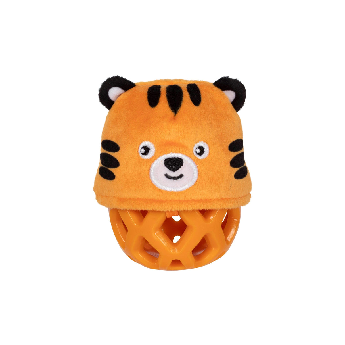 Go Get Em Tiger Rubber/Plush Treat Dispenser Dog Toy
