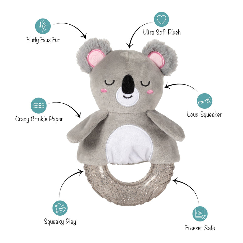 Koal-Ity Vibes Only! Rubber/Plush Koala Dog Toy