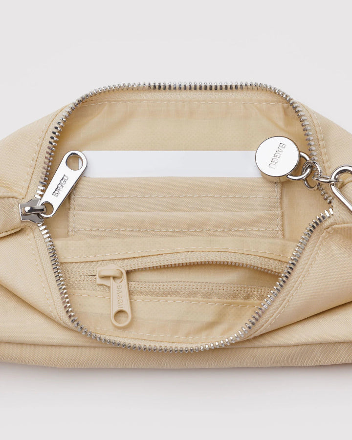 Nylon Pochette Bag - Custard - Hello World Modern Mercantile