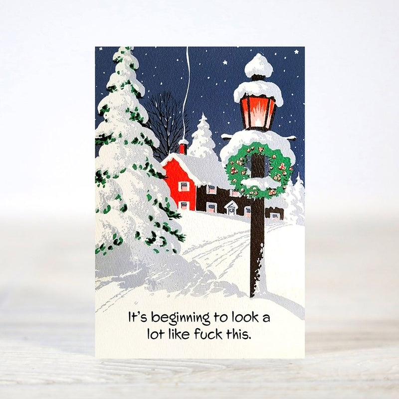 Sarcastic - 12 Days of Christmas Cards Set