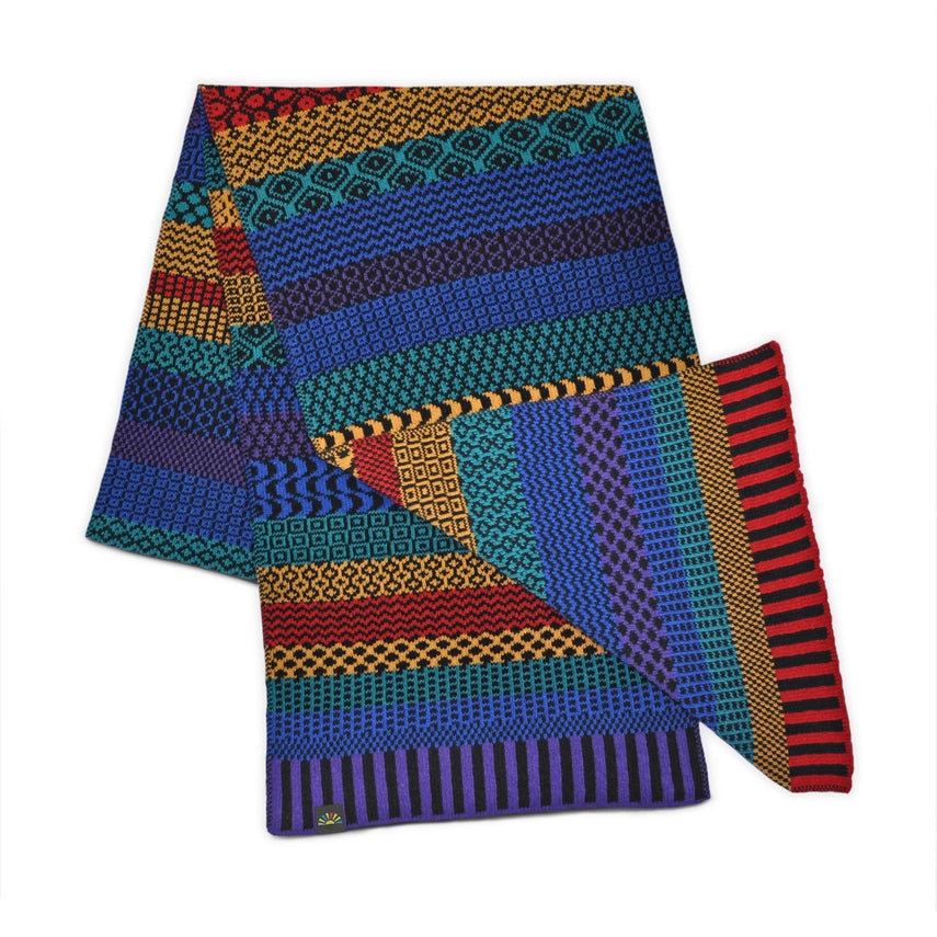 Colorful Cotton Knit Scarf