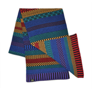 Colorful Cotton Knit Scarf