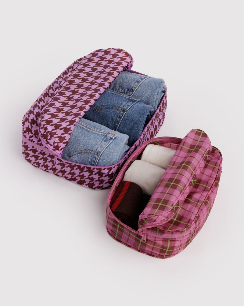 Packing Cube Set - Check Mix