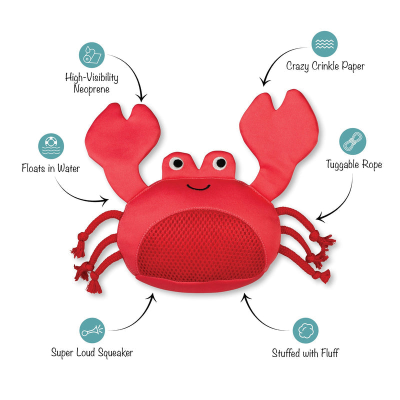 Claws Crab Floating Pool Dog Toy