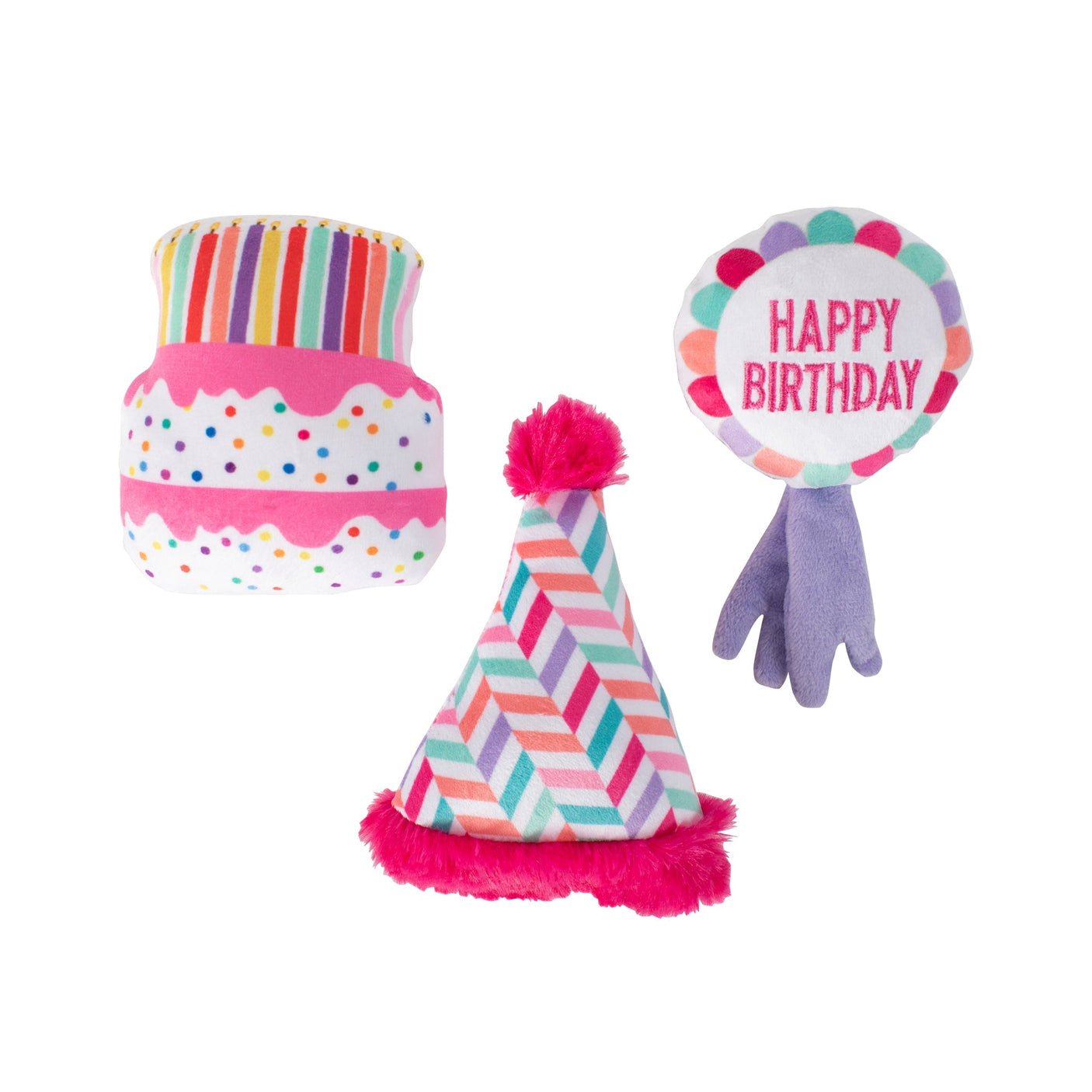 Can I Get A Woof-Woof Small Dog Birthday 3 Piece Toy Set