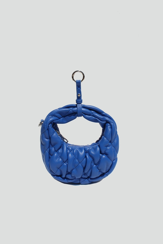 Vegan Leather Mini Quilted Micro Handbag