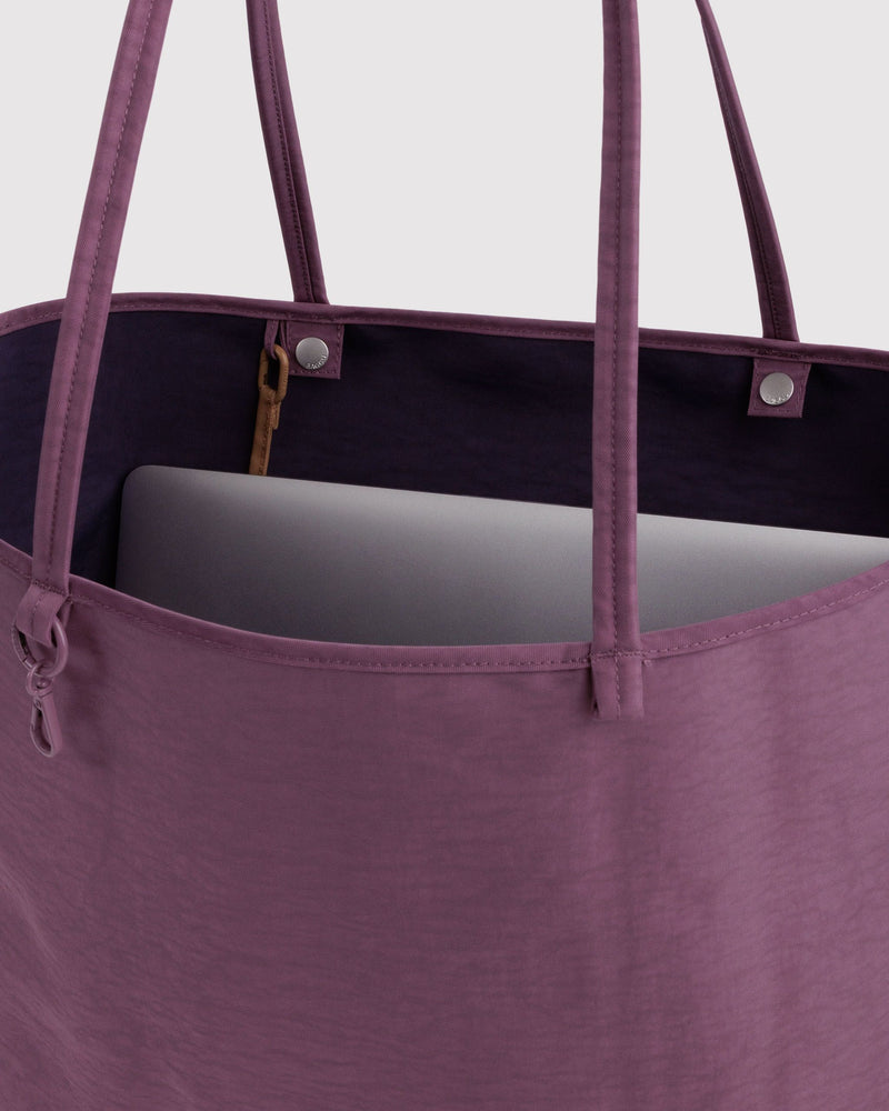 Large Nylon Reversible Tote Bag - Wild Plum Mix