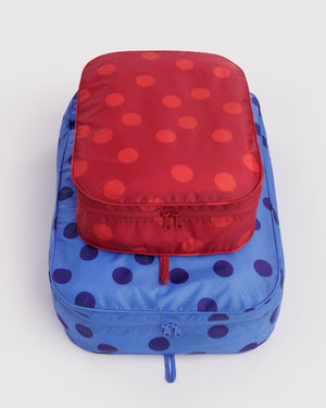 Large Packing Cube Set - Polka Dot Mix