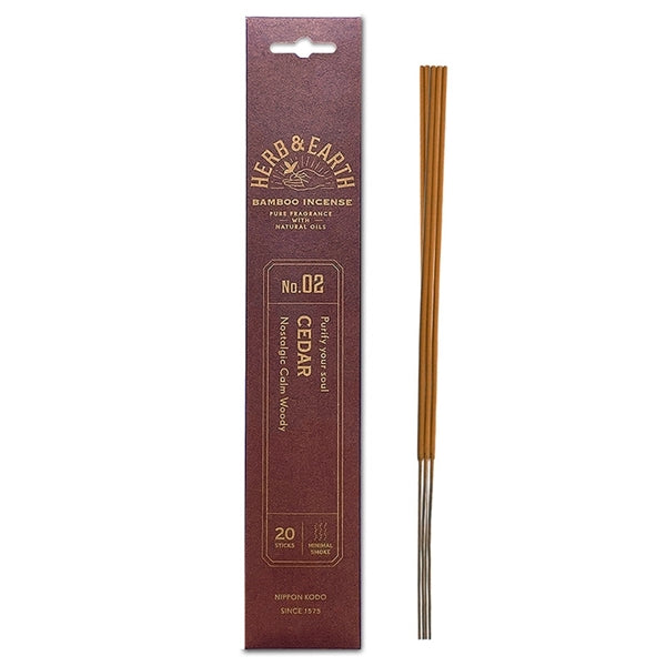 Herb & Earth Bamboo Natural Incense Sticks