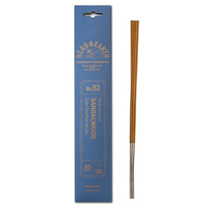 Herb & Earth Bamboo Natural Incense Sticks