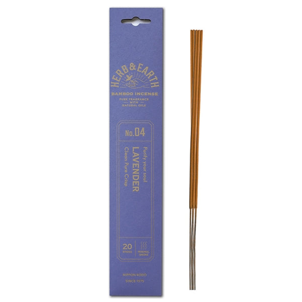 Herb & Earth Bamboo Natural Incense Sticks