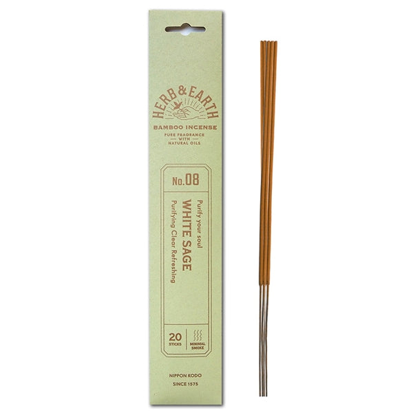 Herb & Earth Bamboo Natural Incense Sticks