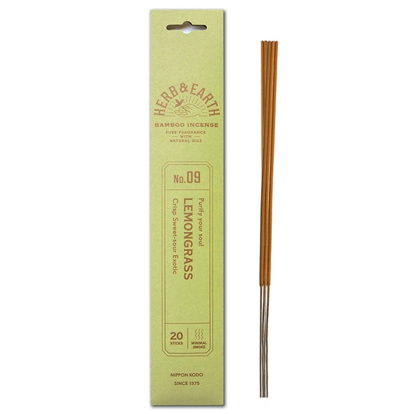 Herb & Earth Bamboo Natural Incense Sticks