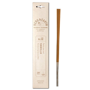 Herb & Earth Bamboo Natural Incense Sticks