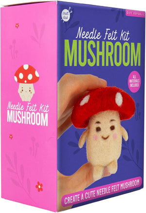 Mushroom Needle Felting Craft Kit