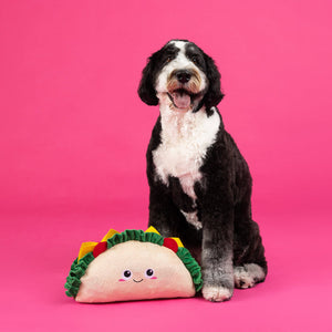 Fantas Taco Large Dog Plush Toy