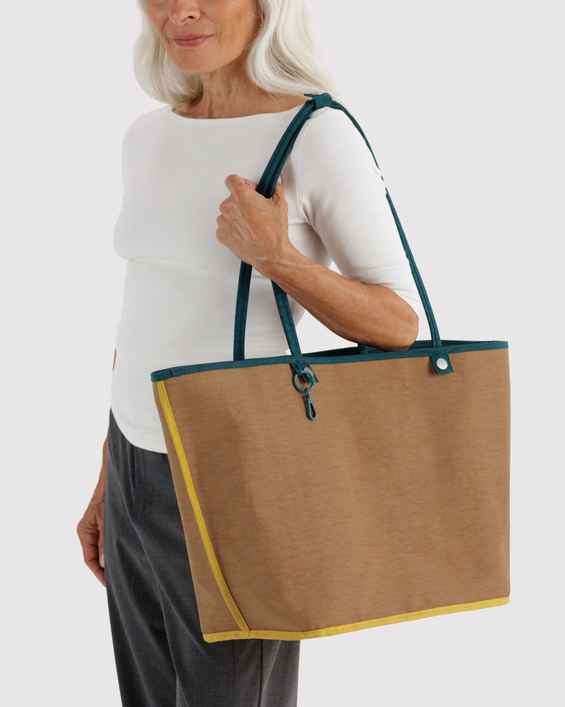 Large Nylon Reversible Tote Bag - Deep Sea Mix