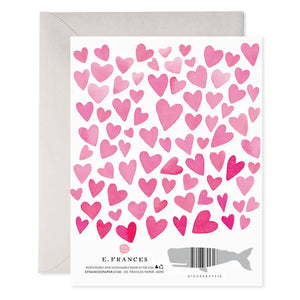 Valentine's Day Hearts Greeting Card