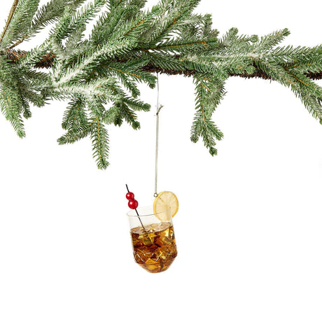 Holiday Cocktail Drink Christmas Ornament
