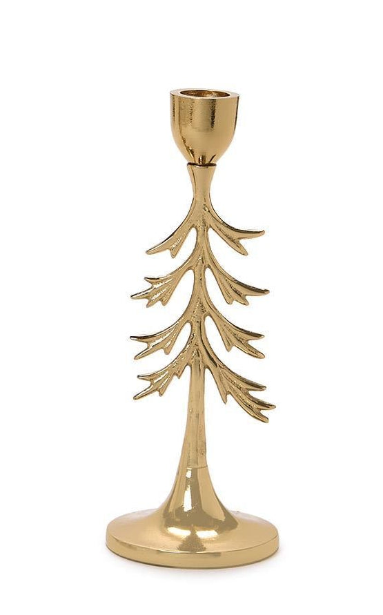 Gold Evergreen Taper Holder
