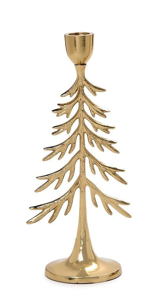 Gold Evergreen Taper Holder