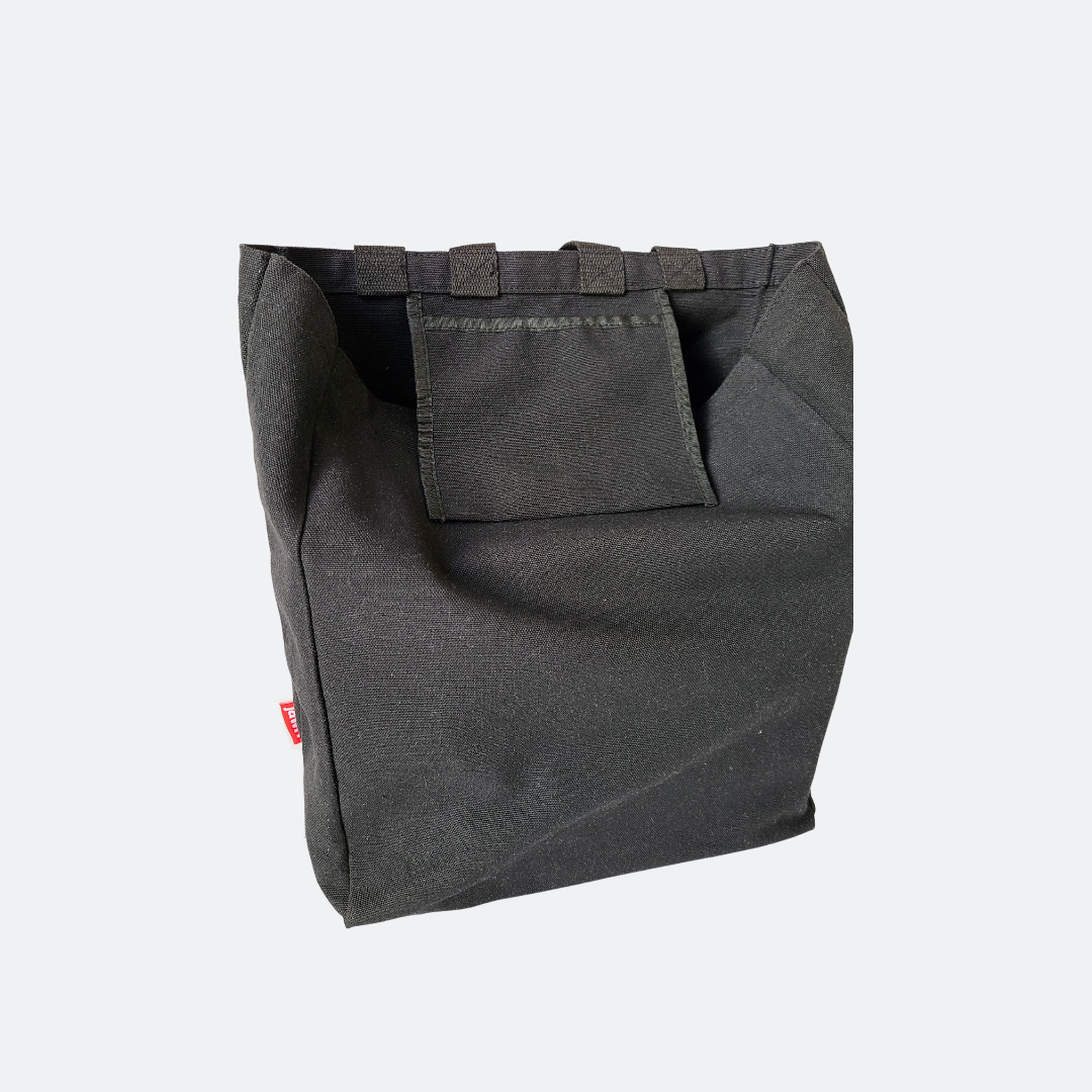 Philly Script Embroidered Black Tote Bag