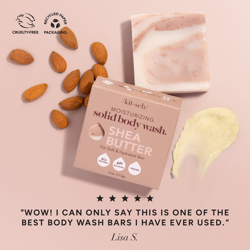 Shea Butter Exfoliating Body Wash Bar