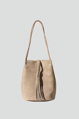 Vegan Leather Melody Tassel Shoulder Tote Bag