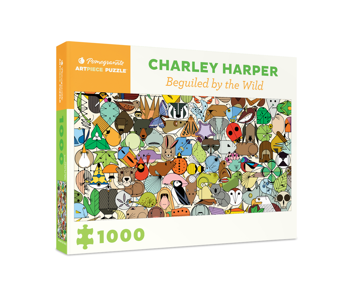 Charley Harper: Beguiled by Wild 1000-Piece Jigsaw Puzzle Front