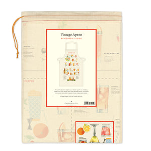Vintage-Style Apron - Bartender's Guide