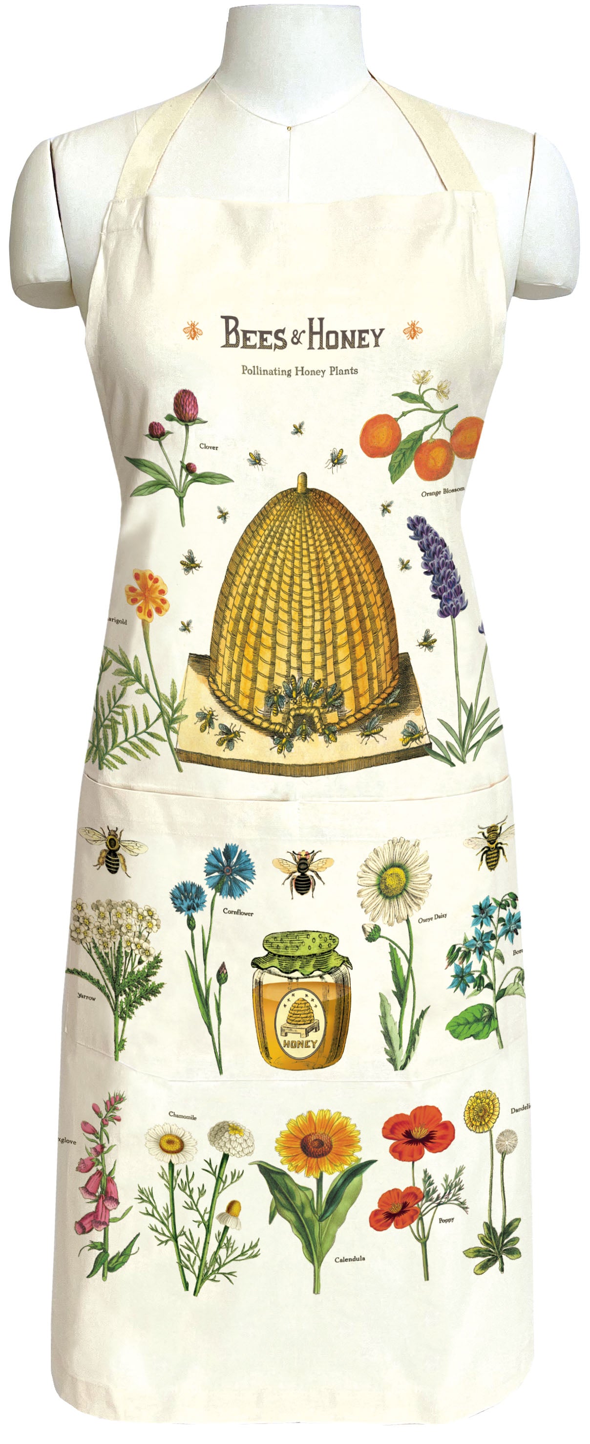 Vintage-Style Apron - Bees & Honey