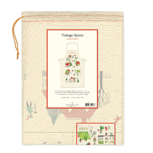 Vintage-Style Apron - Christmas Village