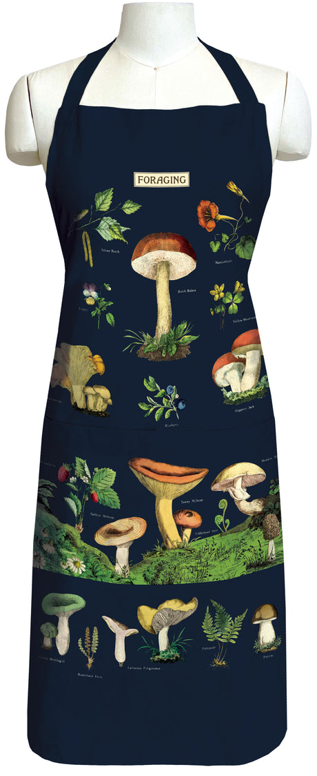 Vintage-Style Apron - Foraging