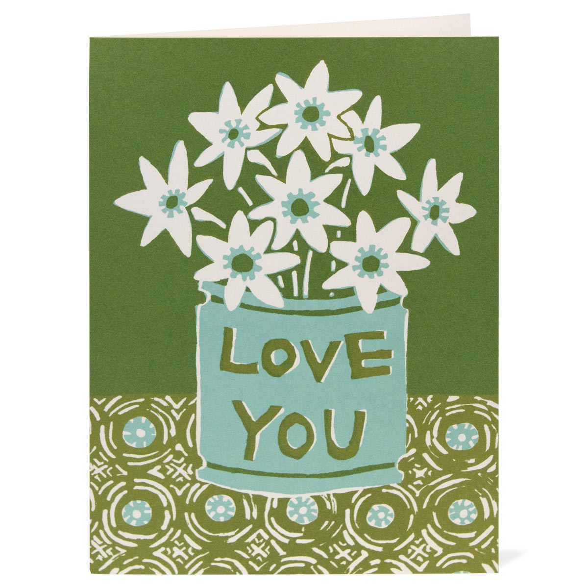 Very Large Any Occasion Greeting Card - Love You Flowers