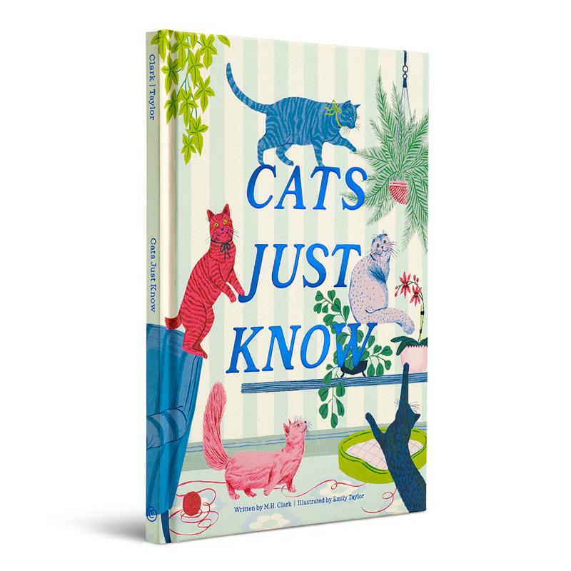 Cats Just Know Gift Book Side View