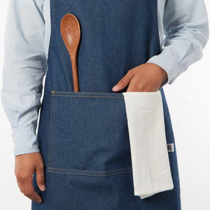 Chef Apron - Stonewash Denim Lifestyle