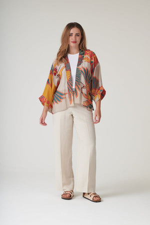 Crane Stone Kimono