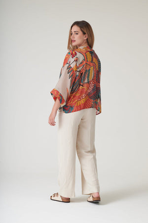 Crane Stone Kimono