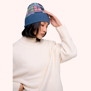 Dani Beanie Hat - Denim Mix