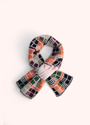 Dani Wrap Through Scarf - Damson Mix