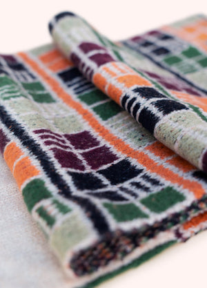 Dani Wrap Through Scarf - Damson Mix