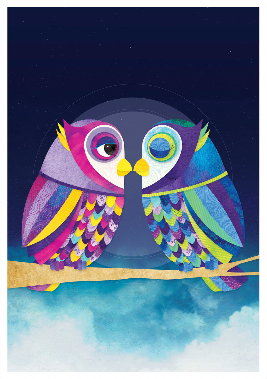 Shanti Sparrow: Bill & Judy Birthday Card