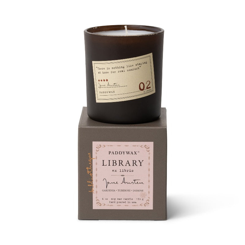 Library 6 oz Candle - Jane Austen Boxed