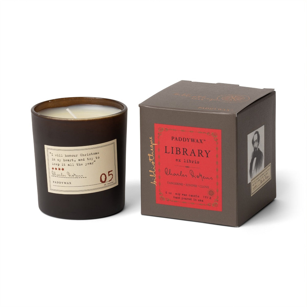 Library 6 oz Candle - Charles Dickens