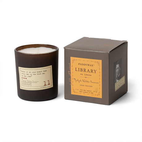 Library 6 oz Candle - Ralph Waldo Emerson