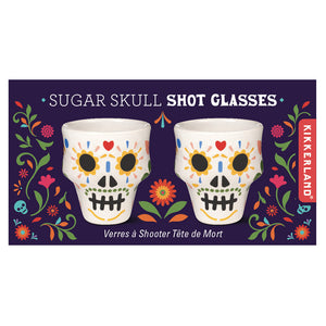 Sugar Skull Shot Glasses - Set of 2