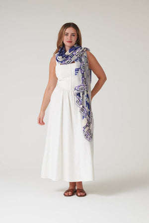 Blue Giant Willow Tree Scarf