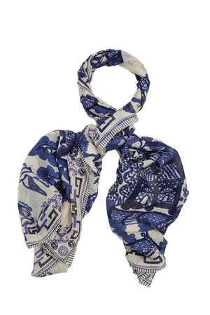Blue Giant Willow Tree Scarf