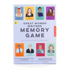 Great Women Writers Memory Game Package Front