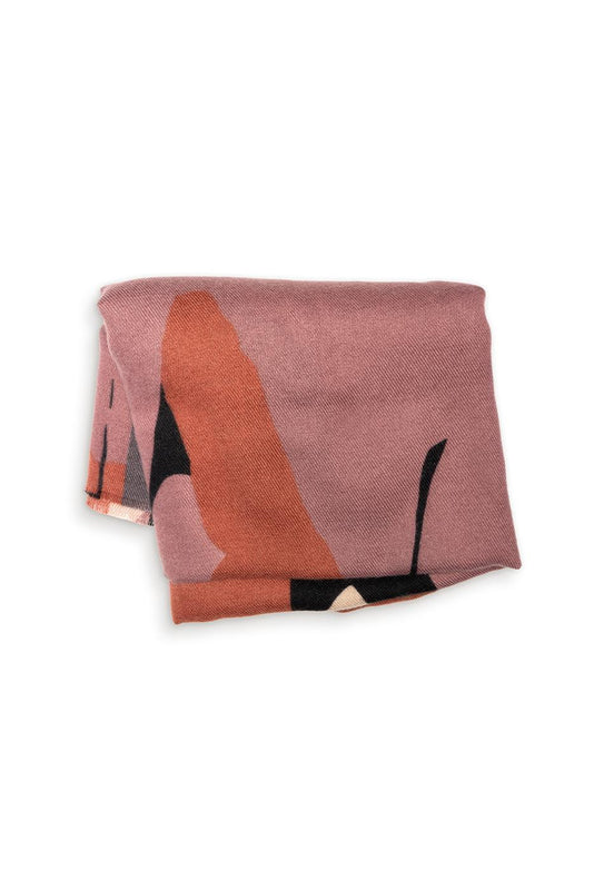 Abstract Muted Neutrals Scarf